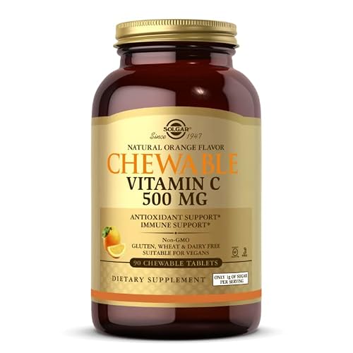 Solgar Chewable Vitamin C 500 Mg Orange, 90 Ct #TOP23