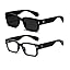 2 Pack (Black/Grey+black/Anti-blue Lens)