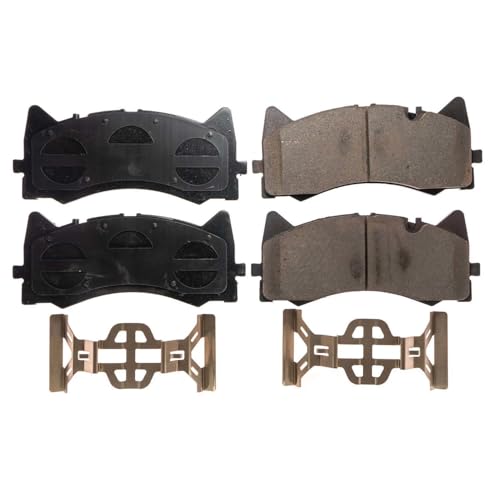 Image of PowerStop Front Brake Pads for Mercedes-Benz AMG GT 2017-19 | Mercedes-Benz C63 AMG 2016-17 - Z17 Ceramic Brake Pads with Installation Hardware, 17-1873