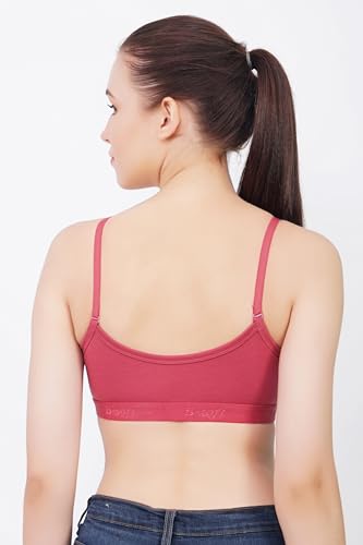 Image of Medium Impact Sports Bra for Women | Daily Use | Non-Wired | Non-Padded | Seamless Bra | Full Coverage | Suitable for Gym,Yoga,Workout