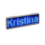 led namensschild LED-Namensschild Blau 44 x 11 Pixel (B x H x T) 93 x 30 x 6mm 125909