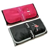 【サンシャ】バレエ トゥシューズ ロール ケース 92BB1012P ロールポーチ (ブラック)