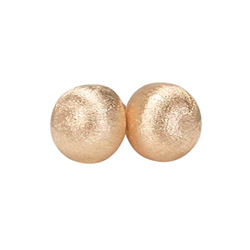 Sheila Fajl Lilou Ball Stud Earrings in Brush Rose Gold Plated