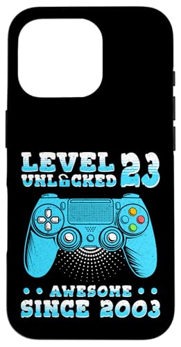 Level 23 Unlocked Birthday 23 Years Old Gifts 23rd Birthday �X�}�z�P�[�X iPhone 16 Pro �p