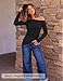 ZESICA Women's Off The Shoulder Tops 2026 Long Sleeve Y2K Asymmetrical Ruched Fitted Shirts Fall Trendy Going Out Top,Black,Small