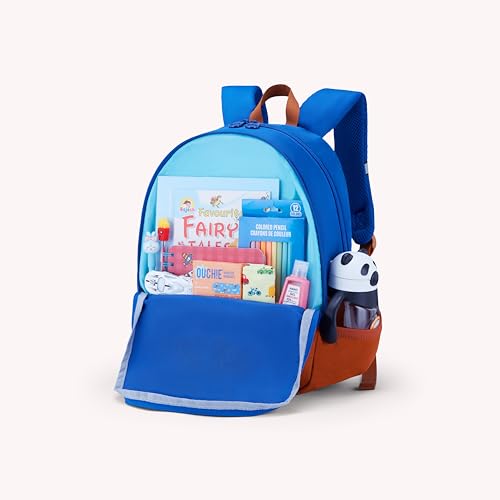 Image of American Tourister Zoodle 4.0 Blue Duck, Kids Backpack, Age 2-4 Years, 2 Full Compartments, Bottle Pocket, Ergo Should And Ergo Back, 13 Ltrs Capacity - Unisex