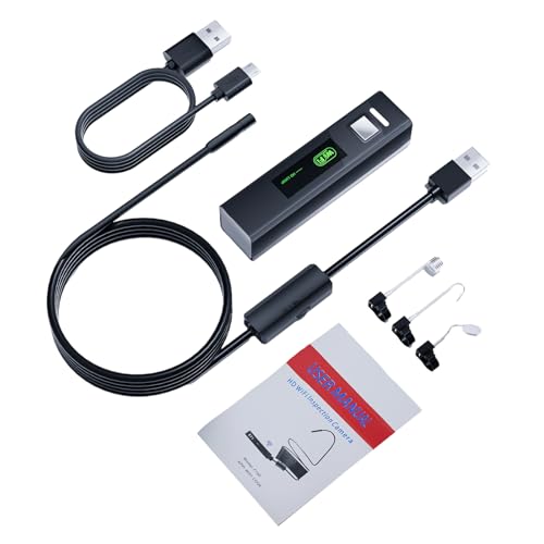 ライトボアスコープ付き内視鏡カメラ 調整可能なLED内視鏡検査付きスネークカメラ付き