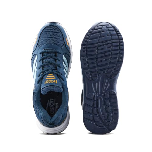Image of ASIAN Wonder-21 Men's Running Shoes | Lace-Up Shoes with Lightweight Mesh Upper | Cushioned Comfort & Durable Grip for Daily Use