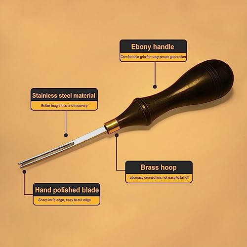 Ferramenta de Chanfro de Couro, Conexão Firme Chanfros de Borda de Couro Em Forma de U Profissionais