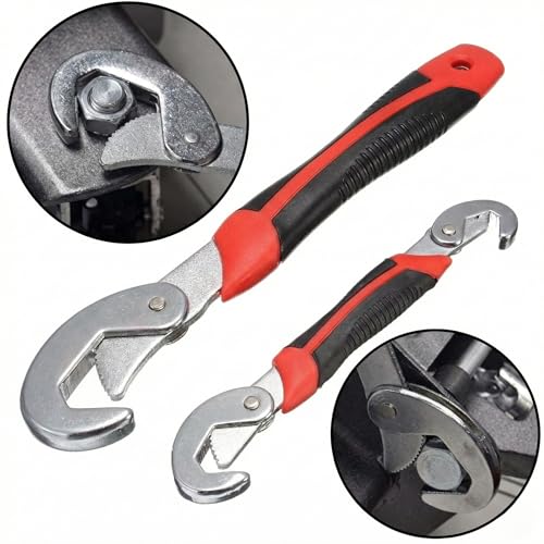 Image of Snap N Grip Auto Adjustable Universal Wrench | All in One Multipurpose Auto Adjustable Universal Pakkad | Wrench Spanner Set Stainless Steel Socket Adjustable Spanner 9mm to 32mm Works