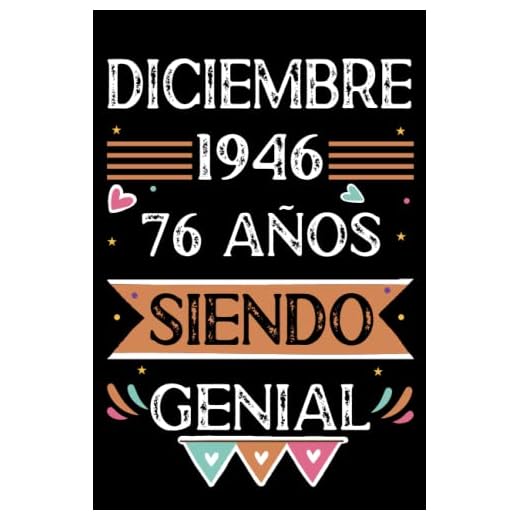 CUADERNO, Diciembre 1946, 76 Años Siendo Genial: Libro de visitas, cuaderno, 110 páginas de felicitaciones, idea de regalo, regalo Para la esposa, novia, mujer, La madre