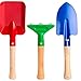 Produktbild nJiaMe Kindergartengeräte Spielzeug Garten Set Spaten Blatt Rake Mini Outdoor-Learning für Kinder 3PCS