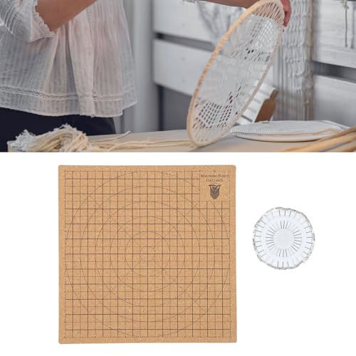 Placa de Projeto Macrame Placa de Macrame, Placa de Projeto de Macrame de Lado Duplo Placa de Trança