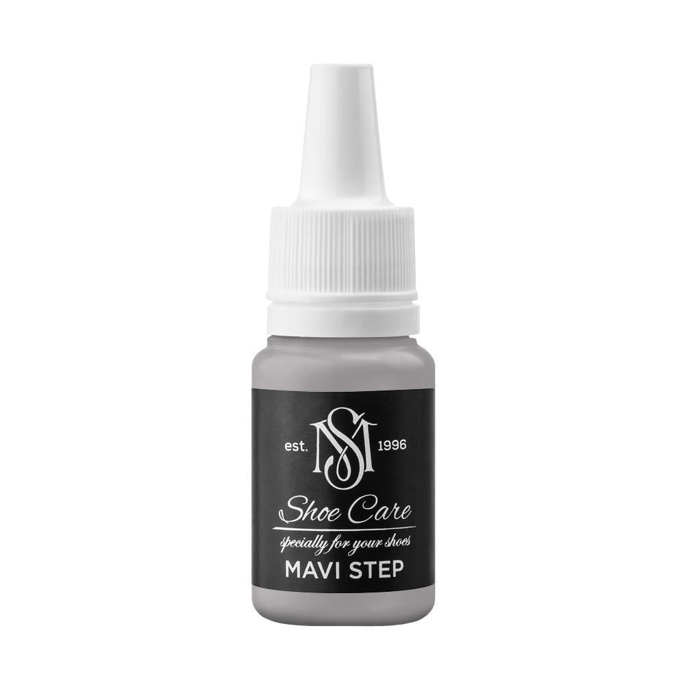 Peinture cuir taupe fumé MAVI STEP NCS S 4502-R 10ml pour la rénovation de chaussures