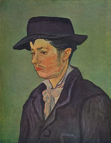 Affiche Impression d'art Van Gogh Portrait D'armand Roulin tableau sur toile décoration murale 60x90