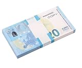Fake Money Euro Bills, Prop Money Dollars | UK Company | 100 Notes | for Movies, Advertising, Play, Party, Supreme, Gun, Fancy Dress, Casino Games All DENOMINATIONS (20)