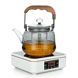 電気ケトル耐熱ガラスケトル湯沸しポット1500Wのハイパワー瞬間湯沸し器性健康/デジタル電気ガラスケトル/1.2L選択スマート断熱材