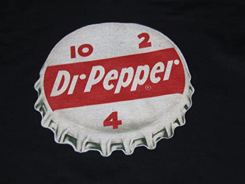 Bioworld Dr Pepper Bottle Cap Men's Black Sweatshirt2