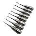 Winged Dental Elevator Serrated Backward Angle Having Short Handle - Set of 8