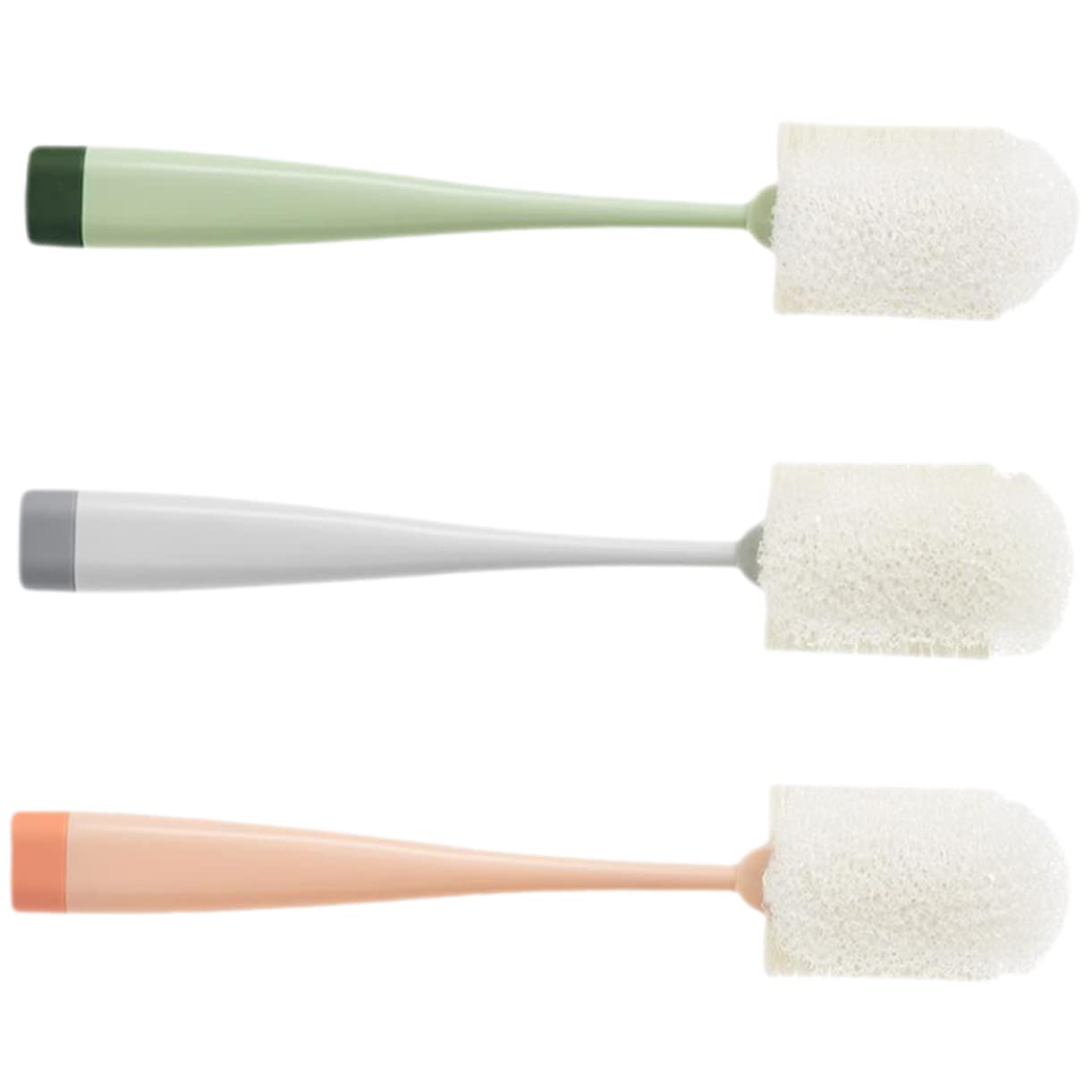 3 Set Pennello A Tazza Spazzola Per Bottiglie Spazzola Per La Pulizia Delle Bottiglie Scovolino Per Bottiglie A Manico Lungo Spazzola Per La Pulizia Delle Tazze Spugna 3 Pezzi*3