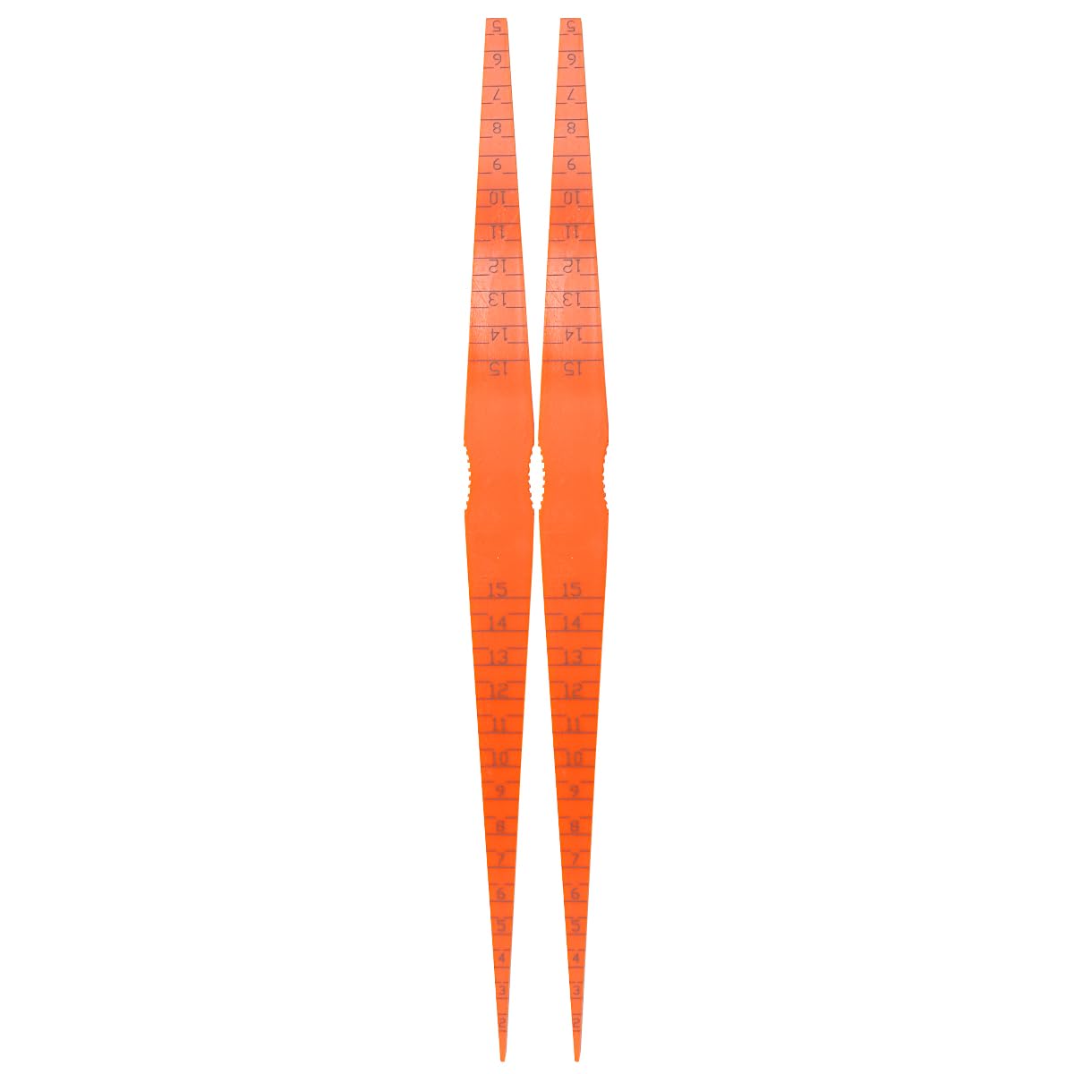 Strumento di Misurazione per Allineamento Spazi Pannelli Portiere Auto, Tastatore Conico per Veicoli (Rosso Arancione)