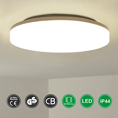 J&C 12W Rotonda Plafoniere LED da Soffitto IP40 a