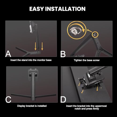 Image of CRUA 24 inch 240Hz Gaming Monitor, Curved FHD 1920 x 1080P, Built-in Speakers, Support 120% sRGB, AMD FreeSync, Low Motion Blur, Wall Mount Installs Compatible, for Office and Games(HDMI 2.0&DP 1.4)-Black