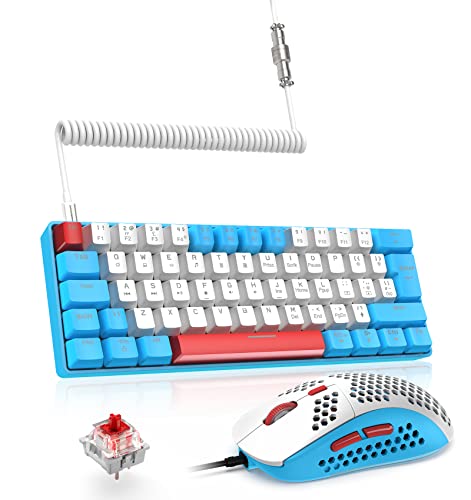 Amazon | T60 有線 60% 機械式 メカニカルキーボード ゲーミング