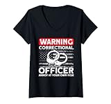Este Funcionario de prisiones Oficial de detención Esposas diseño de eslóganes Warning Correctional Officer Annoy At Your Own Ris es un gran Funcionario de prisiones Carcelero idea de regalo.