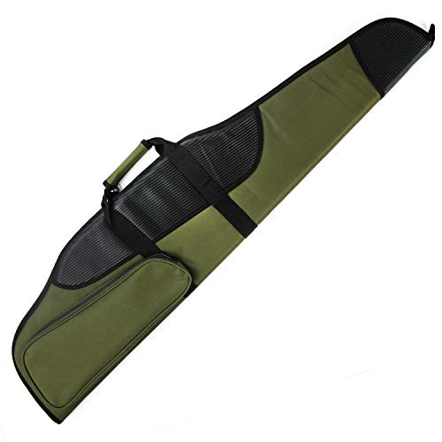 GUGULUZA Funda para Carabina, Acolchada Bolsa de Transporte con Correa de Hombro Ajustable para Rifl