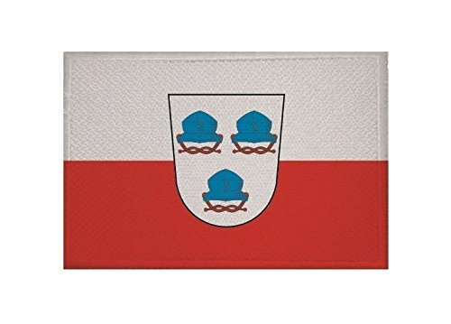 U24 Aufnäher Landshut Fahne Flagge Aufbügler Patch 9 x 6 cm