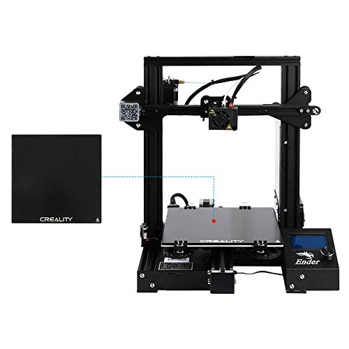 Creality Authentic Ender 3 Tempered Glass Bed Platform Carbon Silicon