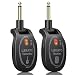 LEKATO Wireless Guitar Transmitter Receiver 2.4GHz 6 Channels Audio Wireless Guitar System Rechargeable for Electric Guitar Bass Violin