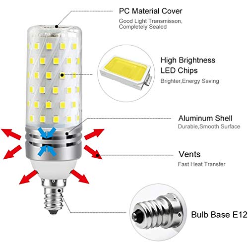 Ampoule de maïs LED E12 sans scintillement pour protéger vos yeux - 3