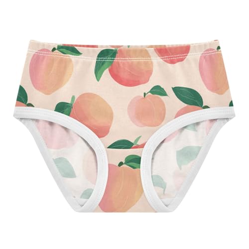 Wusikd Peachs Pink Girls' Underwear Cotton Girls Briefs Soft Toddler Underwear 2T