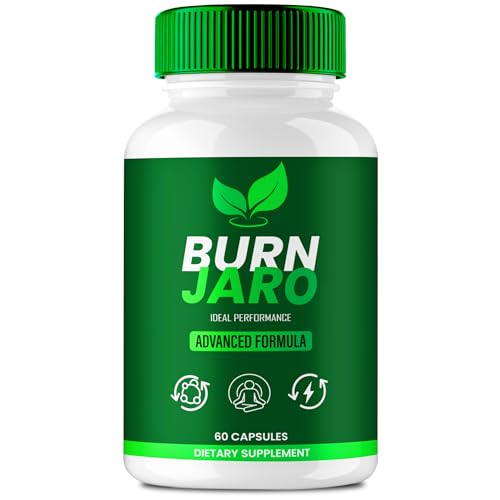 Burn Jaro, BurnJaro Pills, Burn Jarrow Pink Salt, Official BurnJaro Supplement Capsules, Bern Jarrow Advanced Formula Achieve Results, All Natural Energy Cleanse & Detox Support Reviews (60 Capsules)