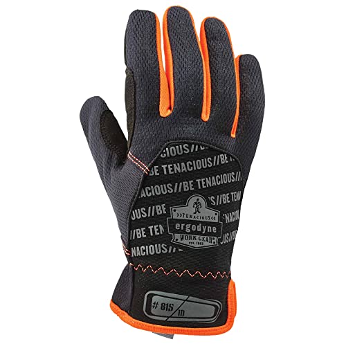 Proflex 815 Work Glove, Gauntlet Cuff, Breathable Comfort, X-Large,Black #TOP6