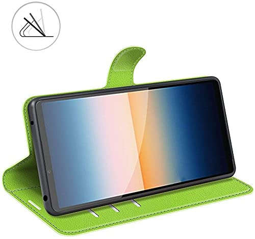 Capa Capinha Carteira Para Motorola Moto Edge 30 Normal Tela De 6.5 Case Couro (Verde)