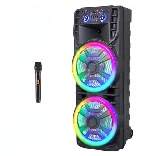 Wireless 12” Bluetooth Party Speaker with Lights