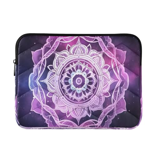 Funda para portátil 13-14 pulgadas con diseño Boho Mandala Floral miniatura 1