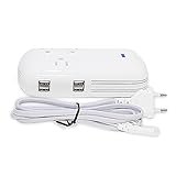 Ceptics 150W Travel Voltage Converter with 3 Outlets + 4 USB inputs - Frustration-Free Packaging