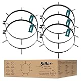 Sillar Aerifizierer-Spikes für Rasenwalze, 32 cm, 5er Set mit 30 Stahlspikes, 5 cm lang, passend für Gartenwalze, Rasenlüfter zur Belüftung und Regeneration des Rasens
