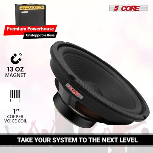 5 Core 8 Inch Guitar Amp Woofer Replacement Speaker 100W 4 Ohm for Electric Guitar Cabinets
