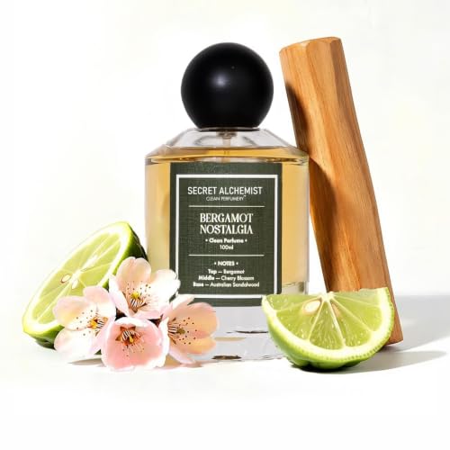Image of Secret Alchemist Bergamot Nostalgia Eau de Parfum 100ml | Unisex Long Lasting Clean Fresh Floral EDP | Luxury Perfume with Bergamot & Cherry Blossom
