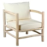 Dimensions généreuses : Avec une longueur de 70 cm, une profondeur de 75 cm et une hauteur de 68 cm, il offre une assise spacieuse et accueillante pour vos moments de détente