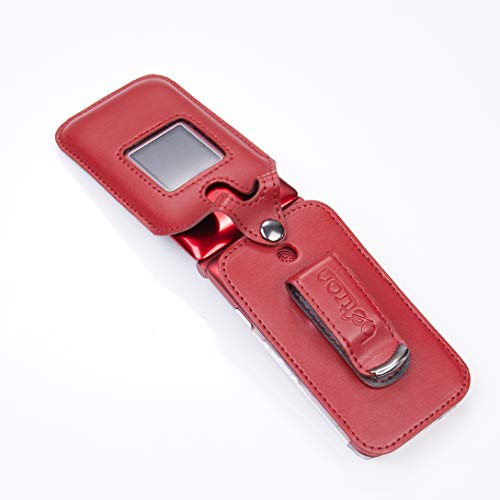 image for BELTRON Fitted Leather Case for Alcatel GreatCall Jitterbug Flip Phone