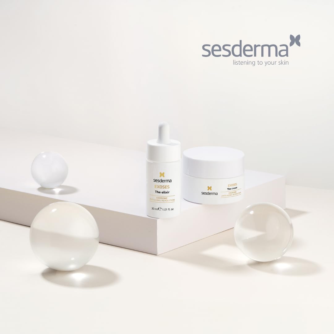 SESDERMA EXOSES The Elixir Gesichtsserum 30 ml Mit Exosomen Und HPR-Retinol | Mit Vitamin C und Hyaluronsäure für empfindliche Haut