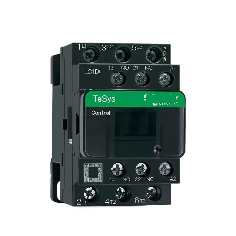 Contacteur tripolaire AC LC1D38 M7C noir pour armoire de pompage triphasée 380V