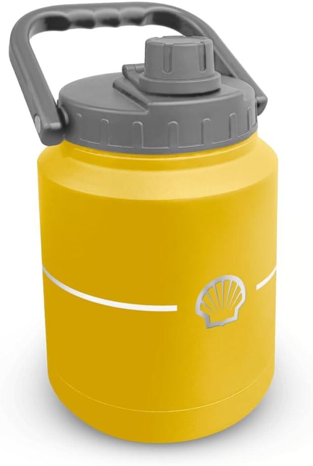 Shell 64-Ounce Stainless Steel Insulated Jug- Yellow…