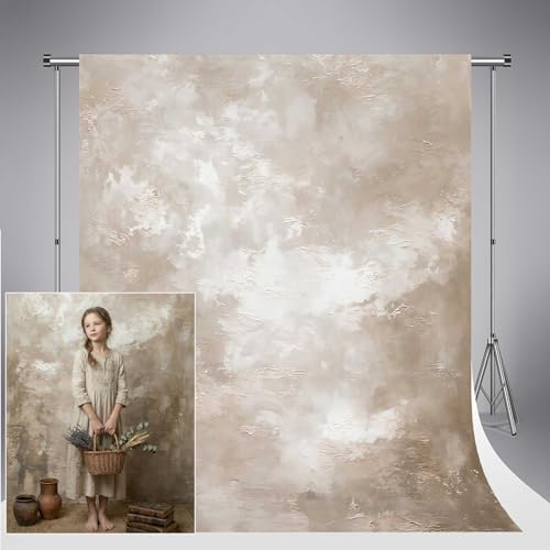 Fond de studio Kate textures abstraites marron lavable et sans reflet